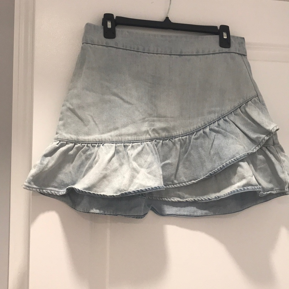 1. State jean skirt!